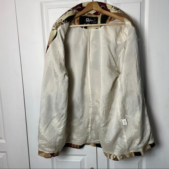 Patterned Wool Blend Jacket - Picture 14 of 16